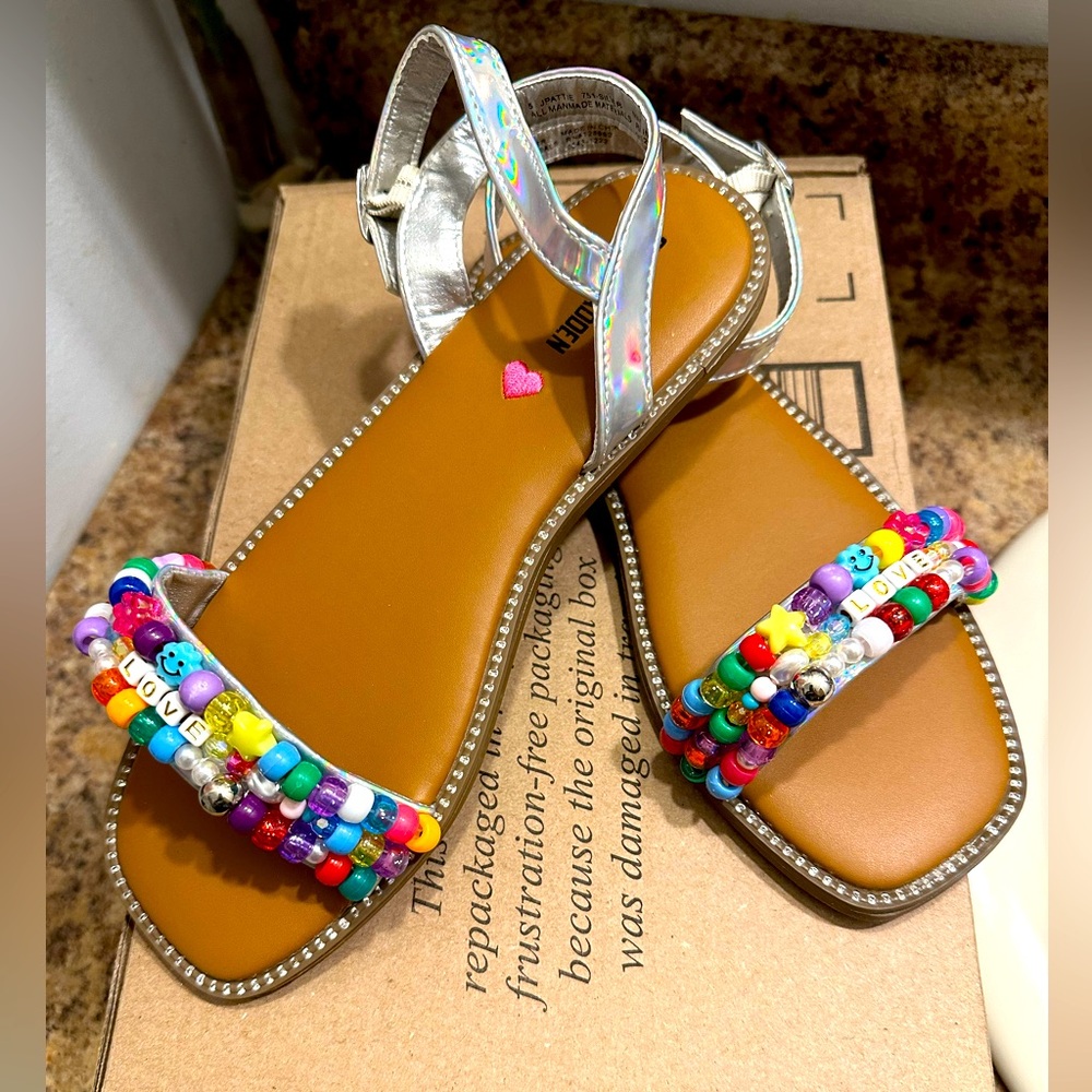 Colorful Beaded Sandals